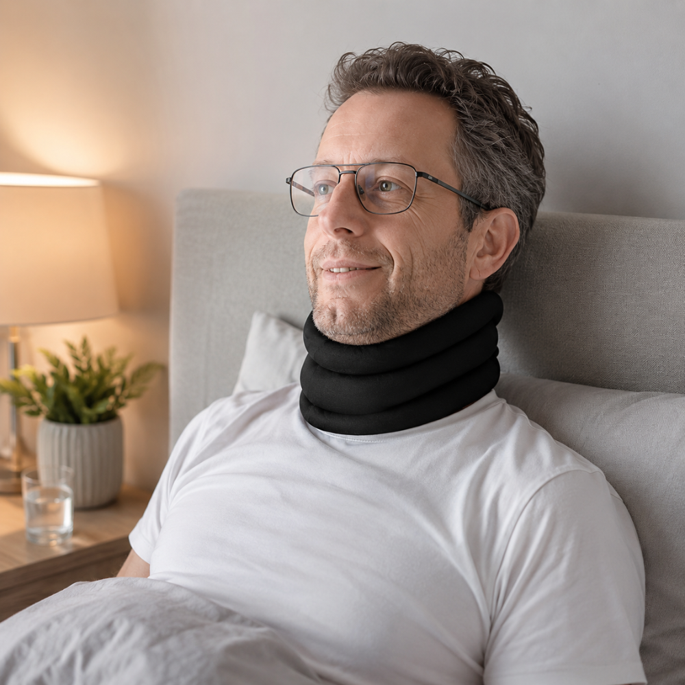 ErgoSleep™ Stödkrage för lugnare nätter