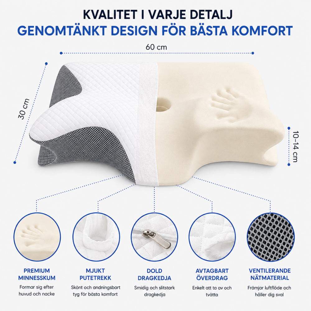 ErgoMax Plus - Ergonomisk kudde