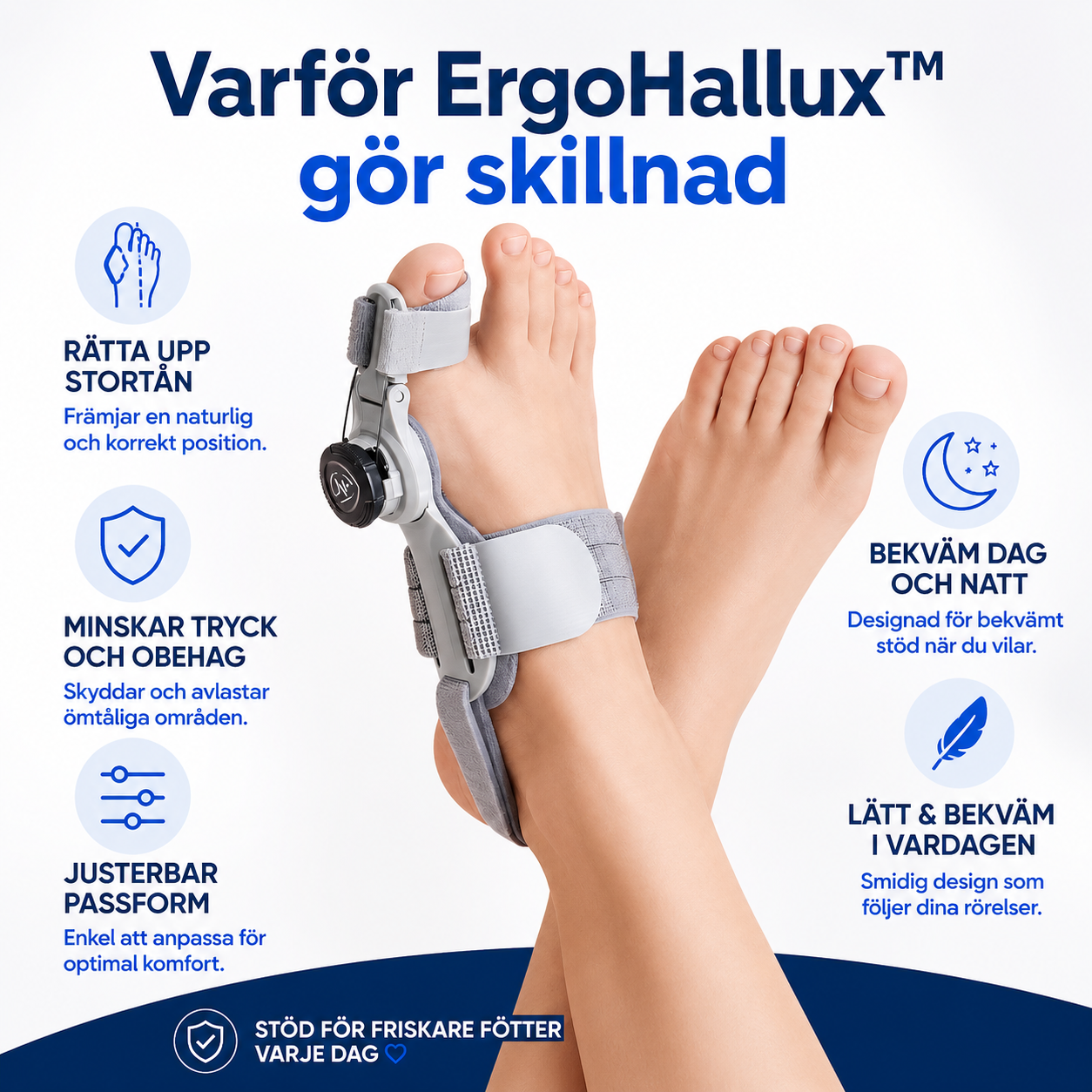 ErgoHallux™ Tåkorrigerare