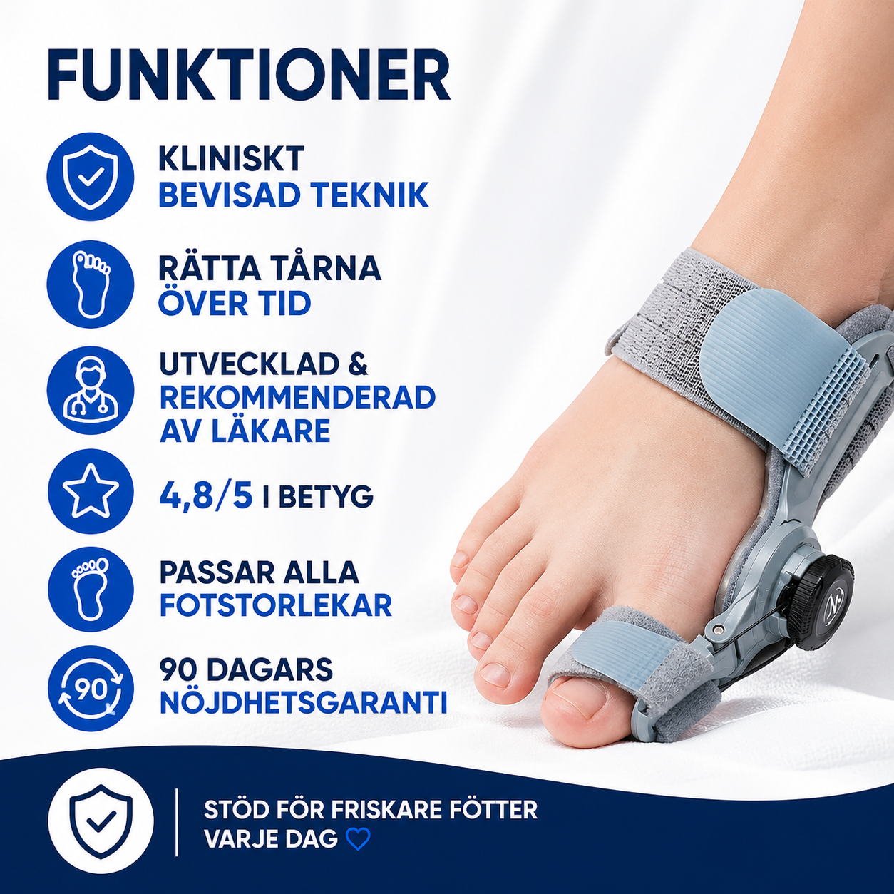 ErgoHallux™ Tåkorrigerare