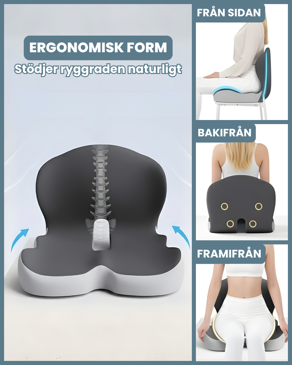 SoftSeat™ – Ergonomisk sittdyna